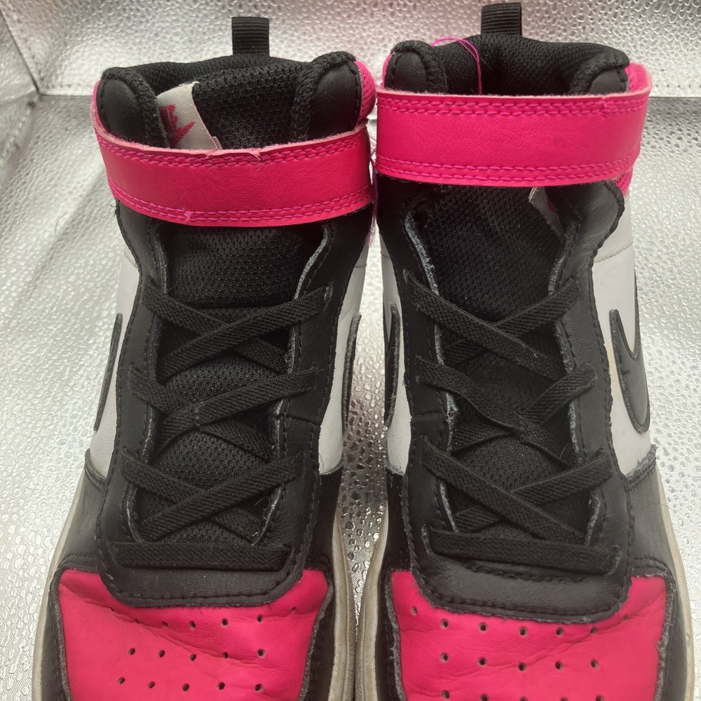 Nike Unisex Kids US 3 High Top Colorblock Sneakers Lace-Up Strap - Picture 2 of 12